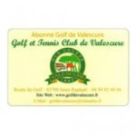 Carte de golfeur personnalisable