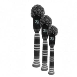 Couvre bois pompon brodé