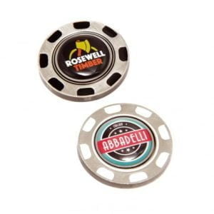 Marqueur poker en métal