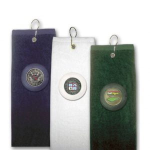 Serviette de golf médaillon - regigolf