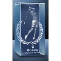 Trophees golf avec logo