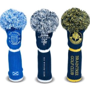 couvre bois pompon brode - regigolf