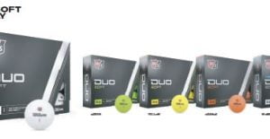 balles golf duo soft wilson couleur