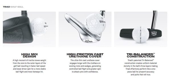 balle golf triad wilsongolf - regigolf