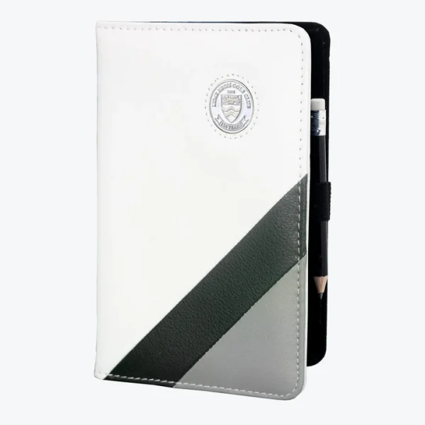protege carte de score cuir balnc- regigolf