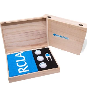 boite cadeau bois 3 balles - regigolf