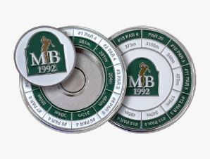 marqueur yardage double marque balle