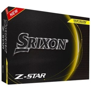 boite 12 balles srixon z star jaune personnalisees