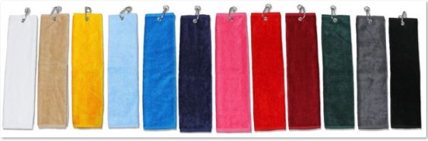 coloris serviette golf velours