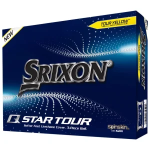 boite balles srixon q star jaune logotées