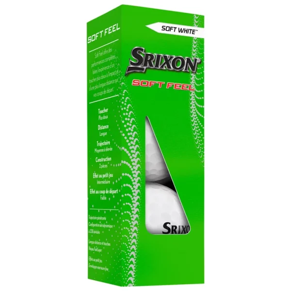 etui 3 balles srixon soft feel