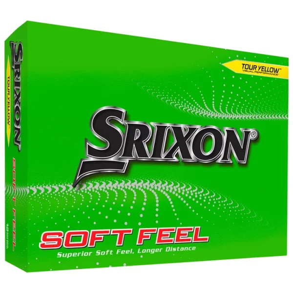 balles soft feel srixon jaune