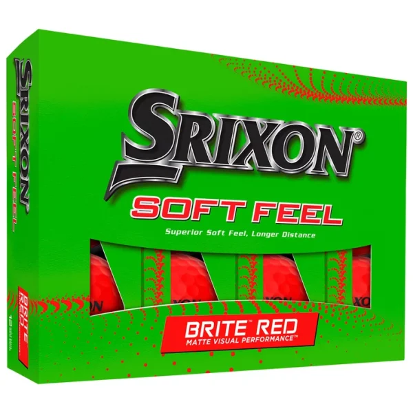 balles soft feel srixon rouge