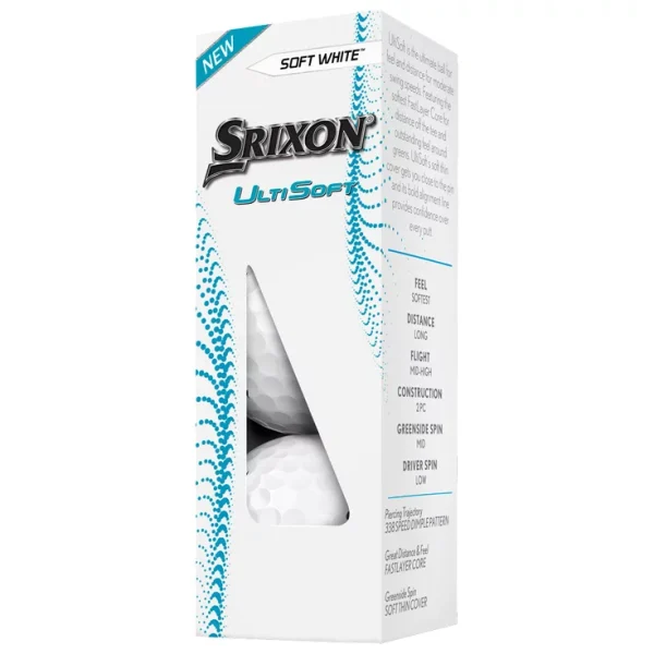 etui 3 balles srixon ultisoft imprimées