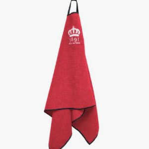grande serviette de golf logotee