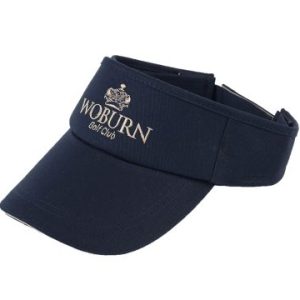 visiere coton bleue marine logo brode