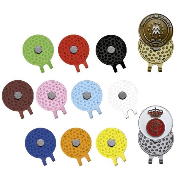 CLIP CASQUETTE DECOR GOLF COLORIS