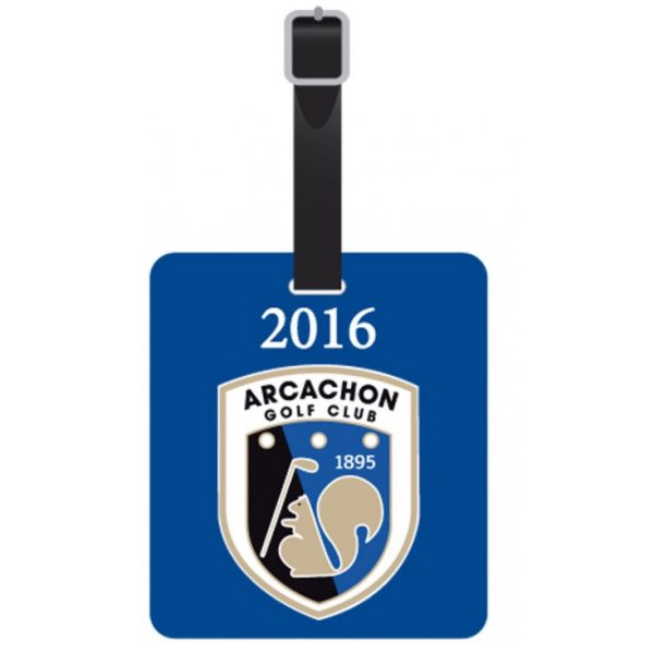 logo sur badge de sac pour golfeur