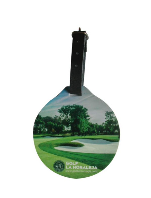 marquage persobnnalise sur badges de sac golfeurs