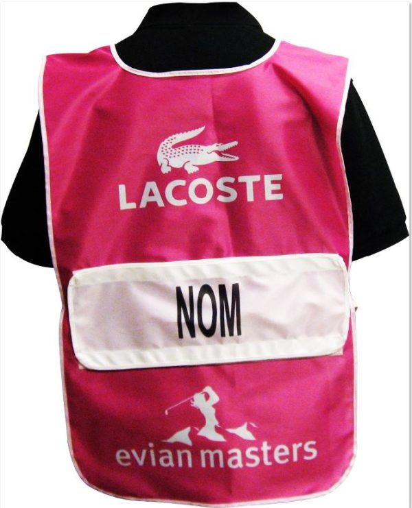 dossard chasuble golf logoté