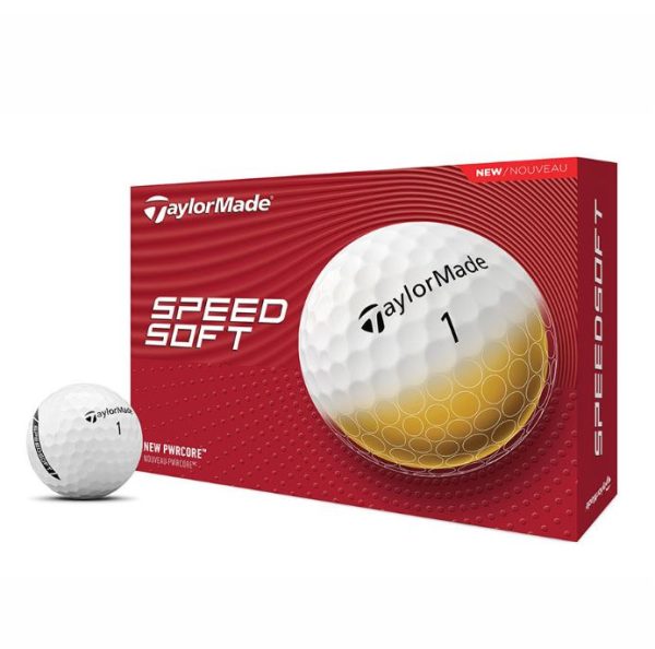 balles taylormade speed soft logotée