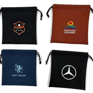 pochette accessoies de golf brodée