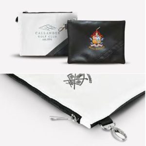 pochette golf simili cuir