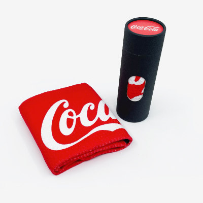 Serviette en Tube cadeau